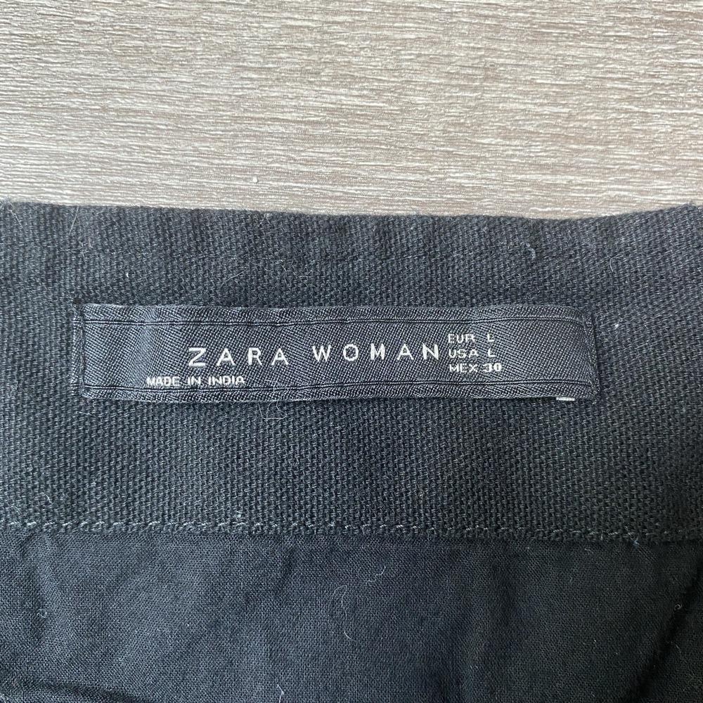 Zara Jacquard Embroidered Floral Skirt Women's Size Medium Whimsy Colorful - Picture 7 of 8
